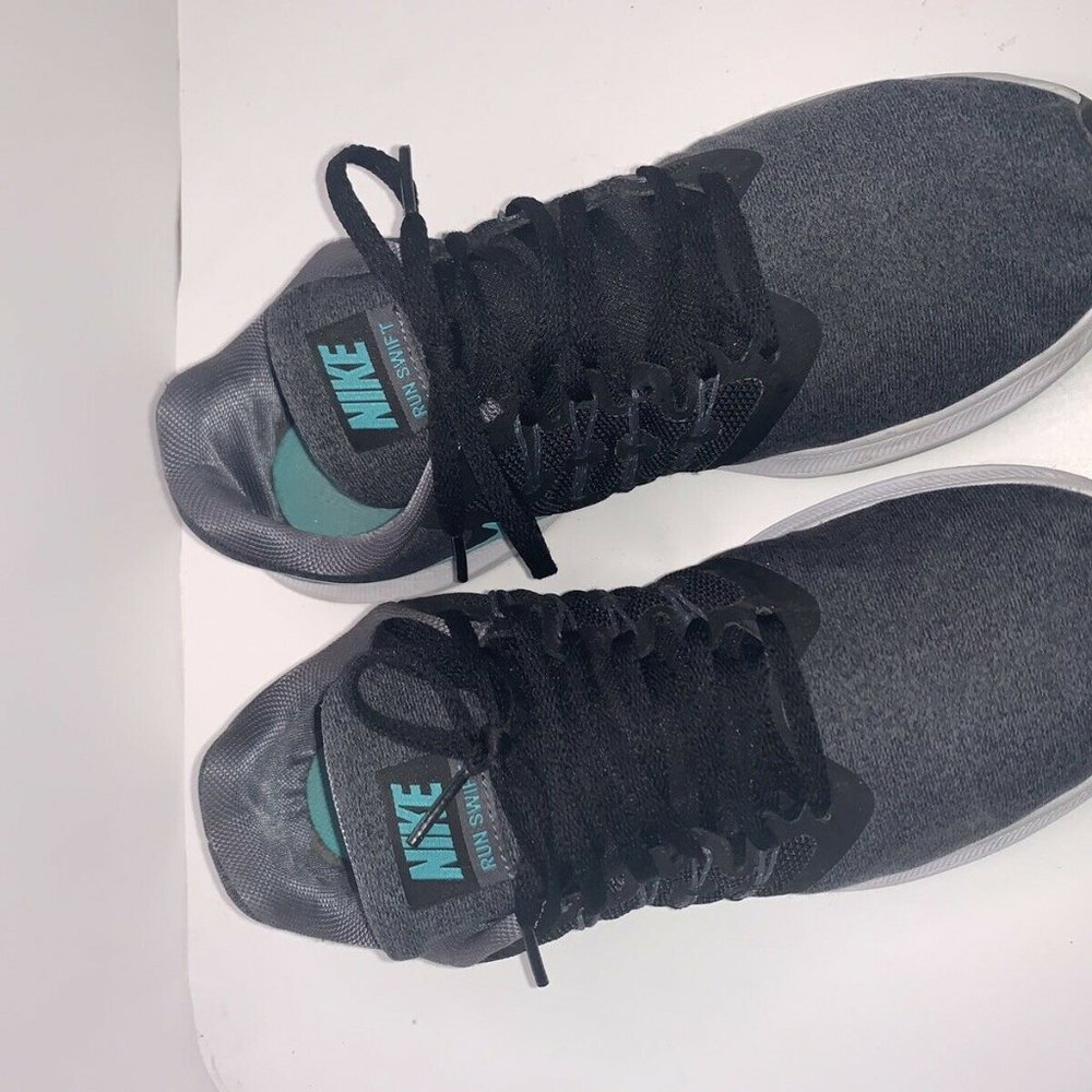 Nike Womens Run Swift 909006-014 Blue Black Runnin - Picture 4 of 5